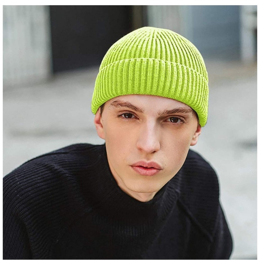 Wool Watch Fisherman Beanie Cap